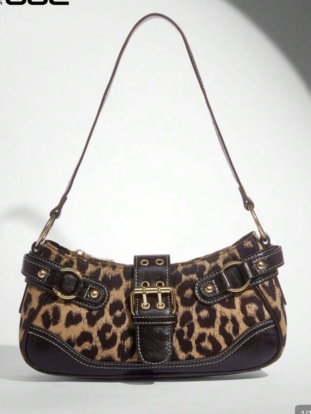 SHEIN leopard purse